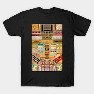 19th Century Primitive Pattern T-Shirt